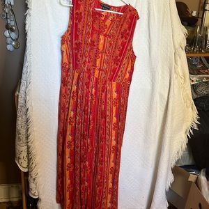 😄Vintage Maxi Dress Stunning Colours